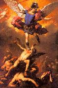  Luca  Giordano The Archangel Michael Flinging the Rebel Angels into the Abyss oil painting